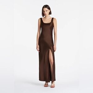 Sir. esme bias Maxi dress chocolate size 2/US6